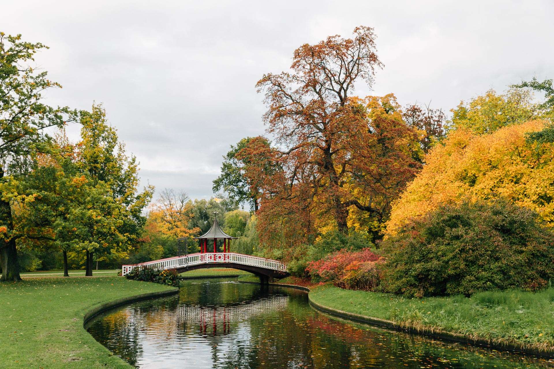 Frederiksberg Have i efteråret