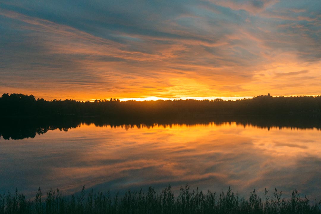 2020 solnedgang fra Skåne